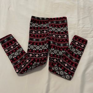 Emma & Else fleece lined leggings size 6/6X